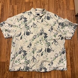 Tommy Bahama Limited Edition Shirt Men 2XL Button Up Floral Hawaiian